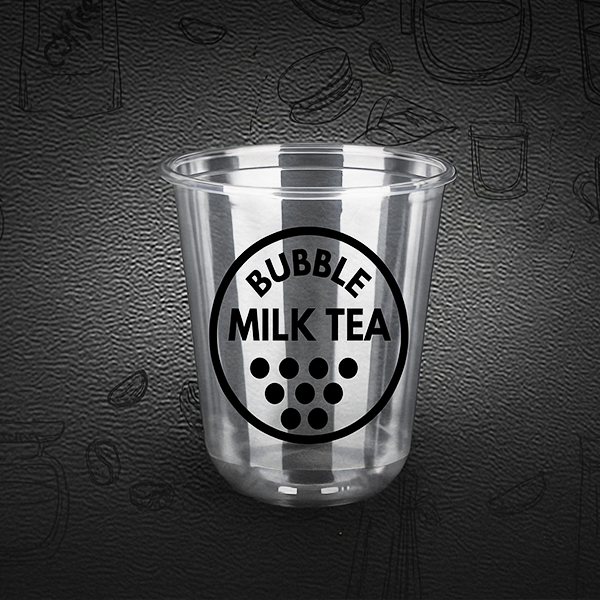 Home Sablon Gelas Plastik - PET Oval 01 Jasa Sablon Gelas Plastik & Cetak Logo Cup Plastik Custom